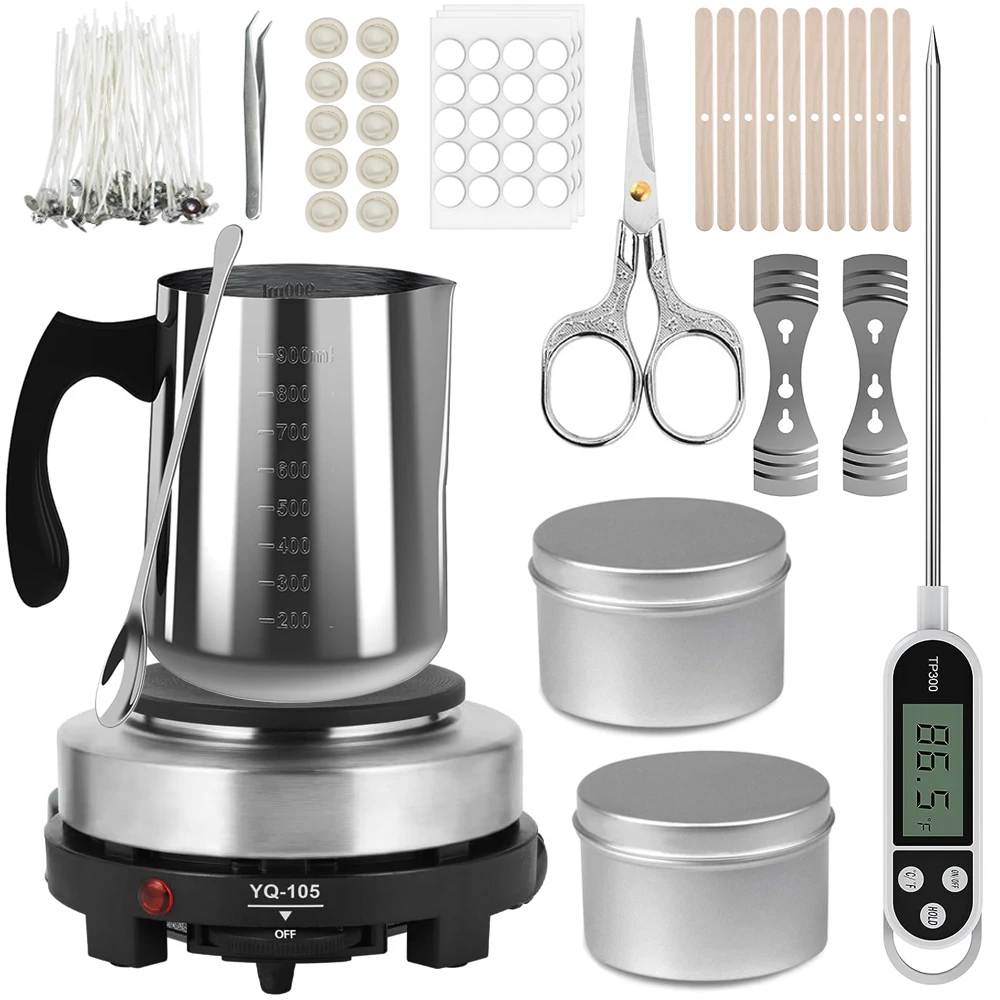 Candle Making Kit For Kids - 500W Elektronik Soba ile Gemos Mum