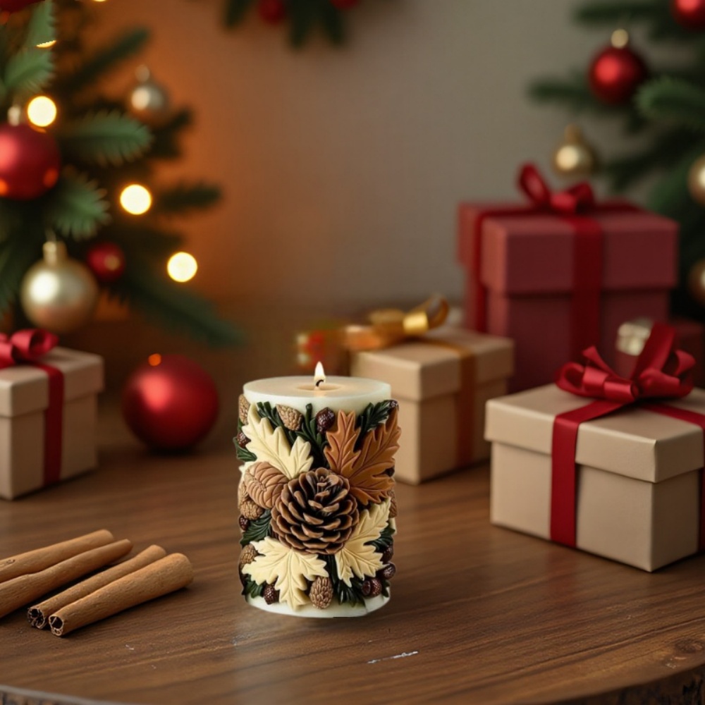 Candle Making Event - Kış Mum Kalıp Yüksek Kaliteli Silikon