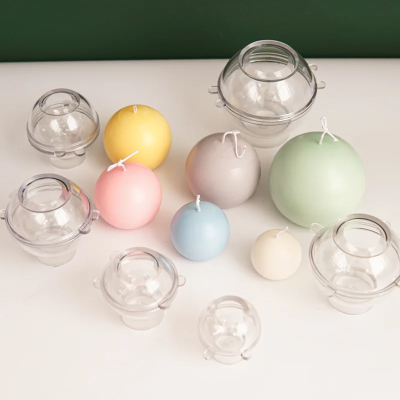 Candle Making Experience - 5-8 cm Küresel Mum Plastik Kalıp