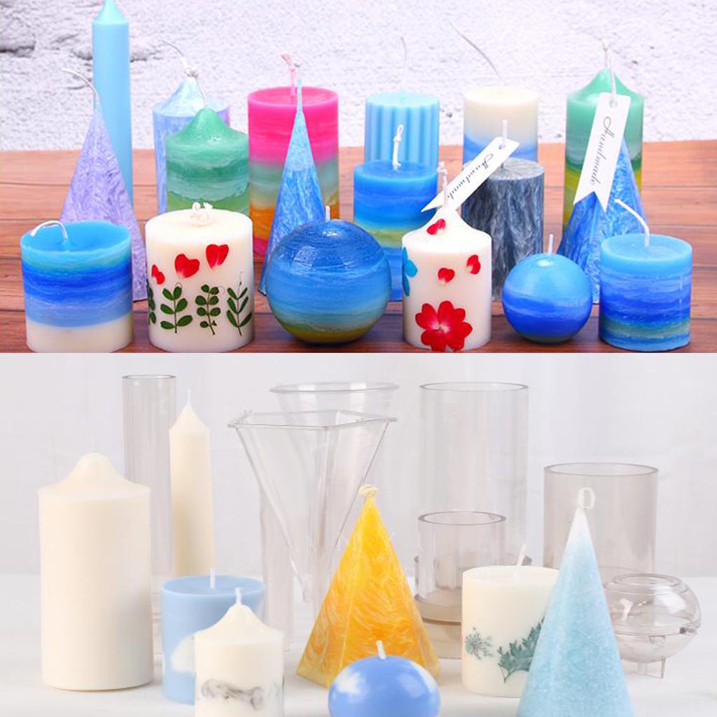 Candle Making Event - Kolay Temizlenen Plastik Mum Yapımı Kalıbı,