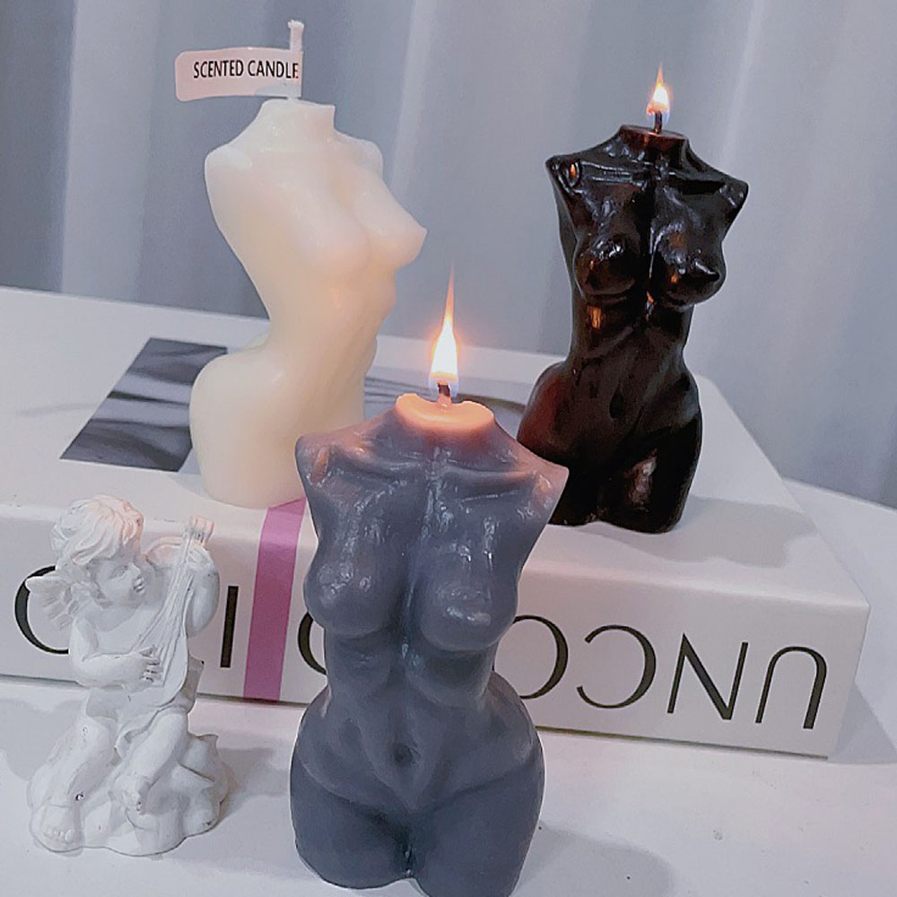 Candle Making Soy Wax - Ev Dekorasyonu İçin Kadın Gövde Şeklinde