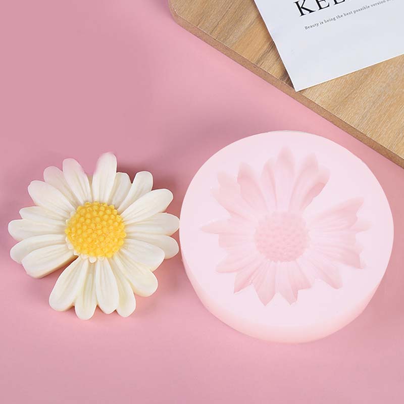 Candle Making Experience - DIY Mum silikon kalıp Papatya Papatya