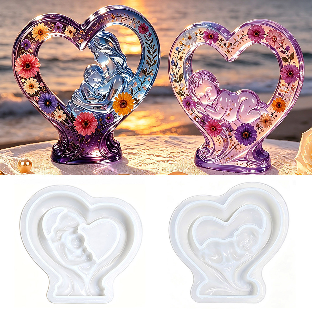 Candle Making Kit For Kids - Sevgi dolu Anne ve Çocuk silikon