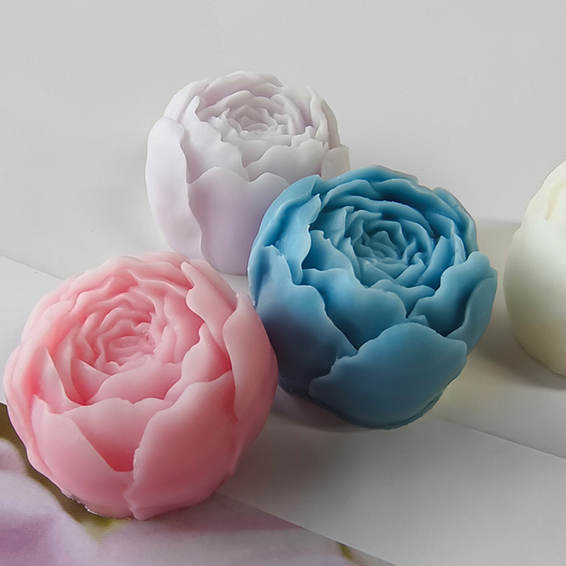 Candle Making Austin - Austin Çiçek Silikon Mum Kalıpları 3D