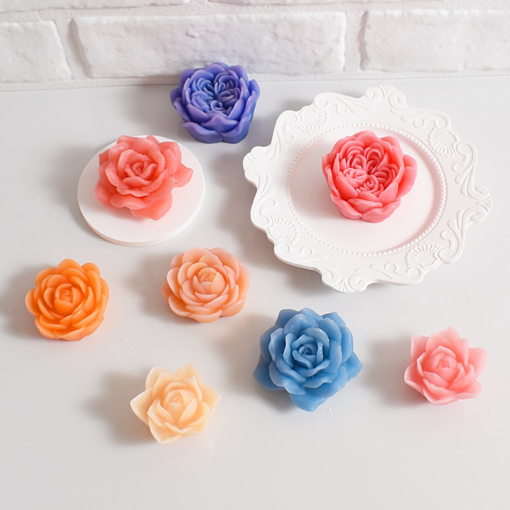 3D Gül Mum silikon kalıp Kabar - Candle Making Austin incelemesi ve fiyatı