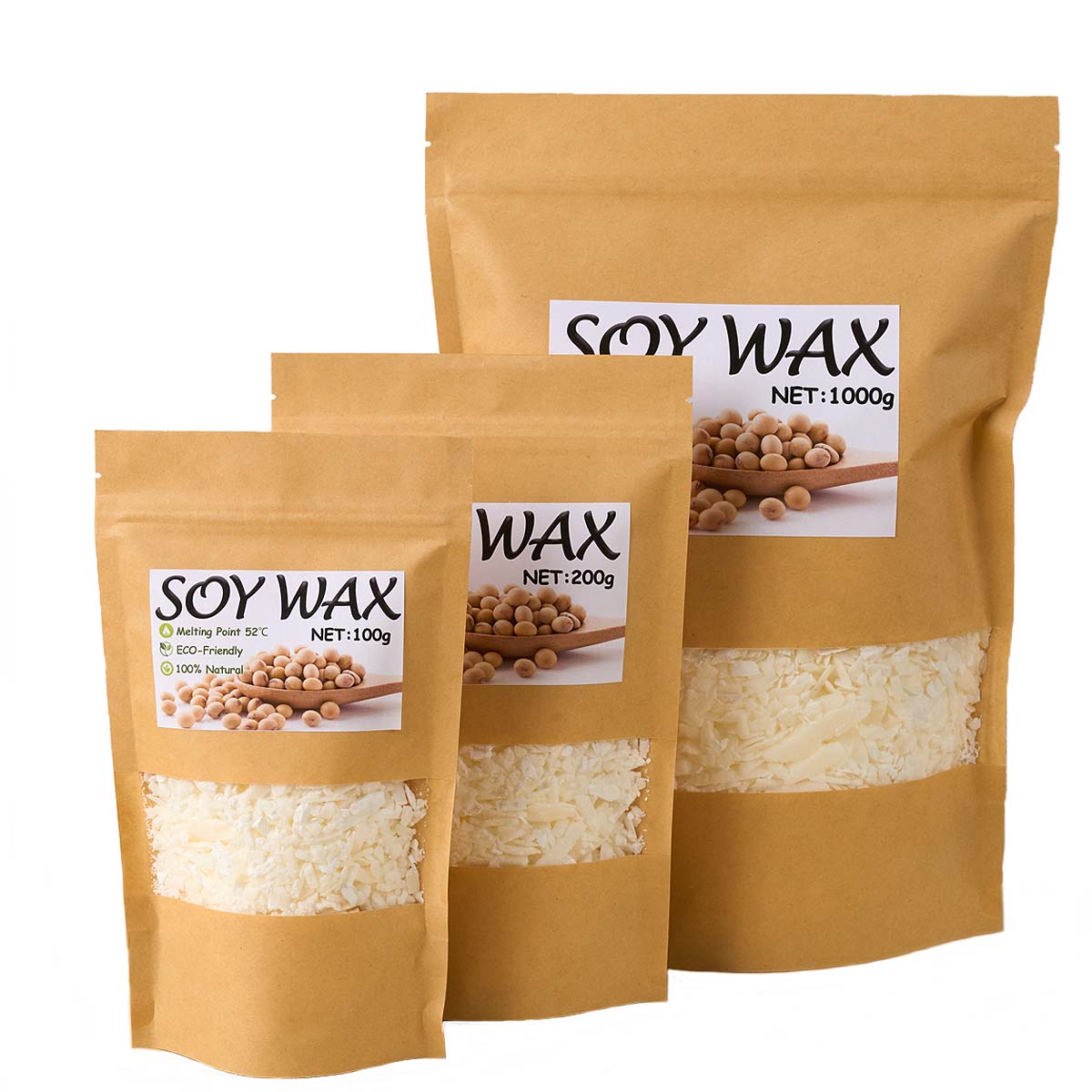 1 Pound Saf Beyaz Soya Balmumu - Candle Making Kits incelemesi ve fiyatı