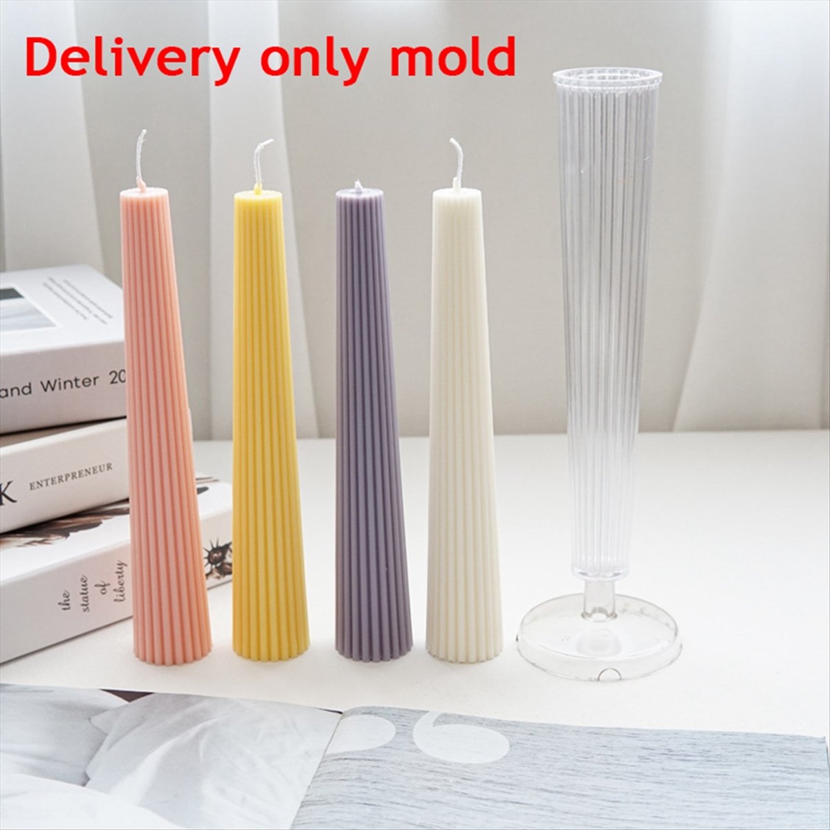 ABAB Çizgili Uzun Sütun Aromat - Candle Making Kits incelemesi ve fiyatı