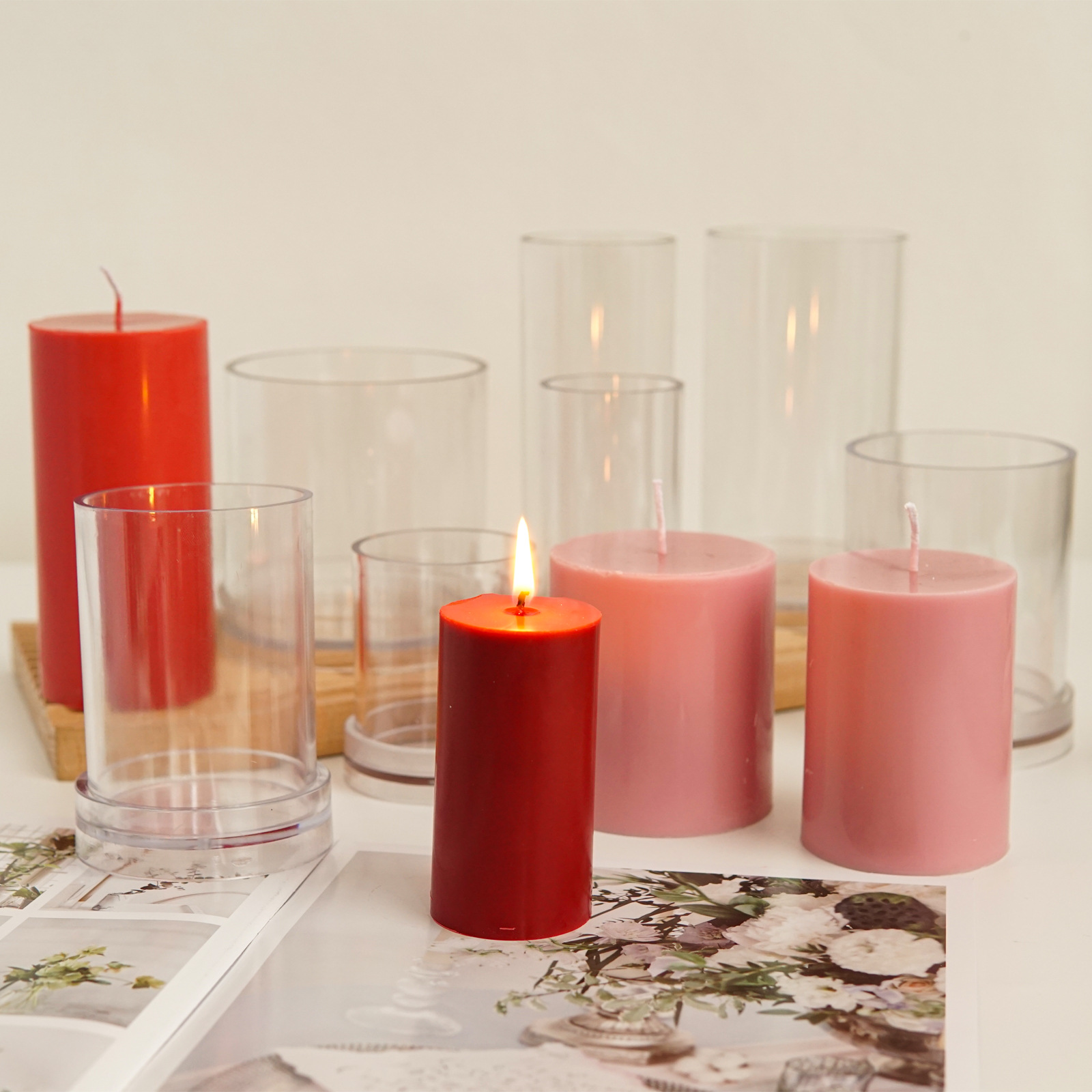 Çeşitli 3D Silindirik Mum Kalı - Candle Making Kits incelemesi ve fiyatı