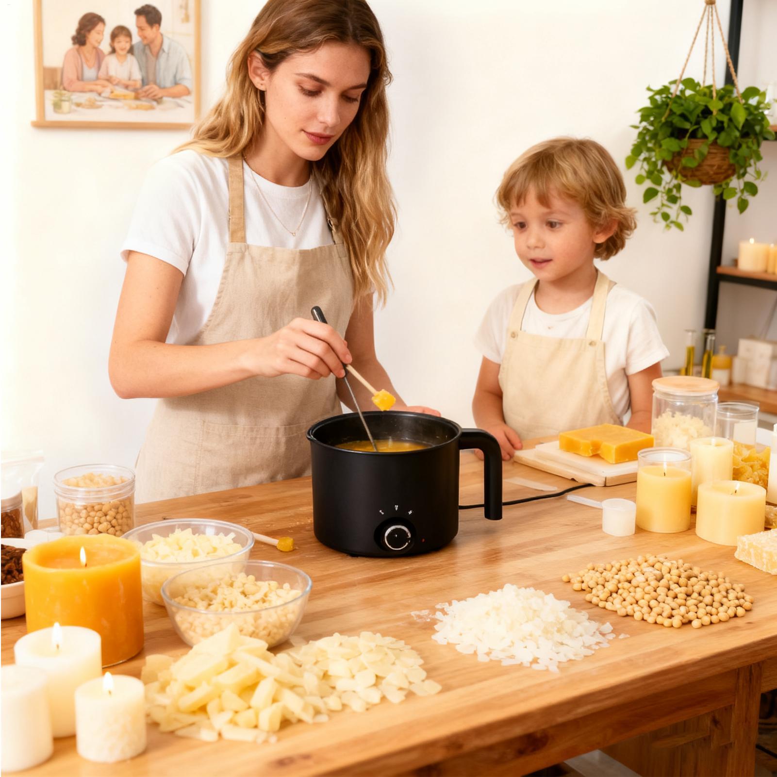 1.5L Elektrikli Isıya Dayanıkl - Candle Making Wax Melter incelemesi ve fiyatı