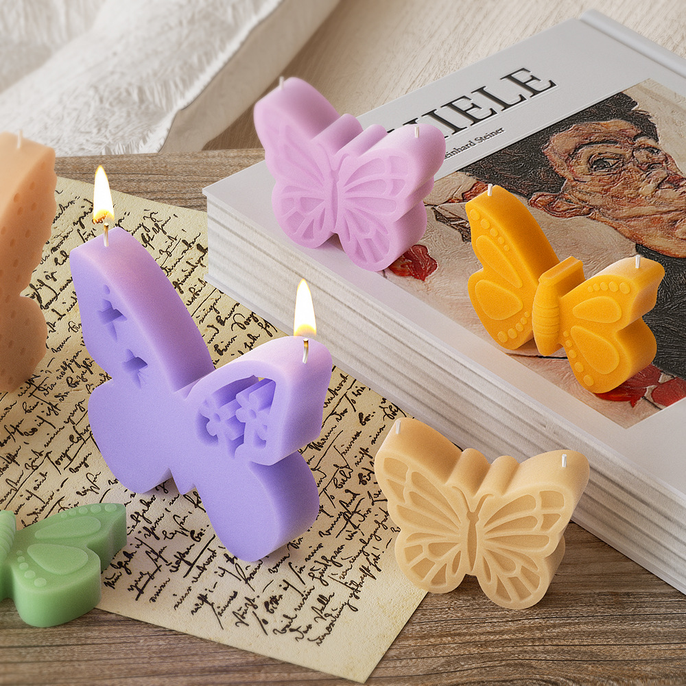 1 adet DIY kelebek Aroma mum s - Candle Making Soy Wax incelemesi ve fiyatı
