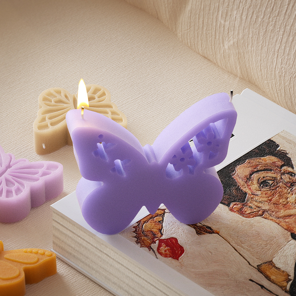 1 adet DIY kelebek Aroma mum s - Candle Making Soy Wax incelemesi ve fiyatı