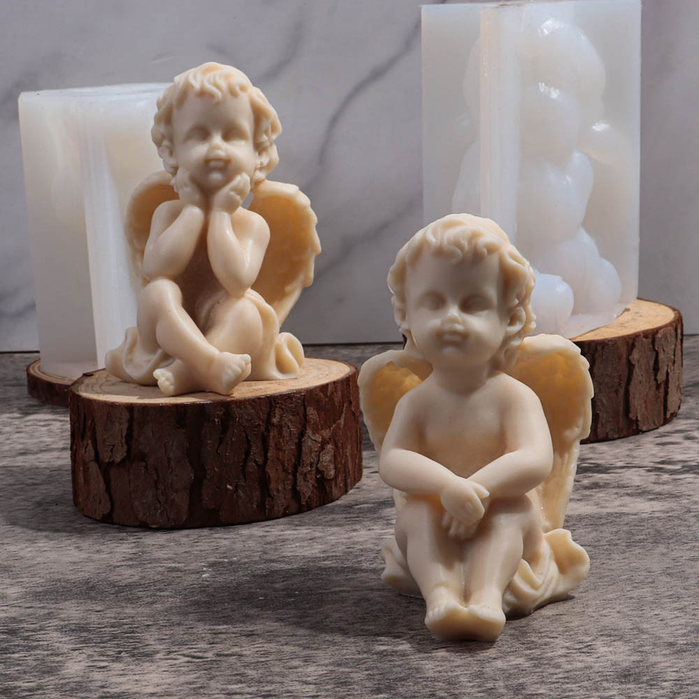 3D melek çocuk silikon kalıp g - Candle Making Kit For Kids incelemesi ve fiyatı